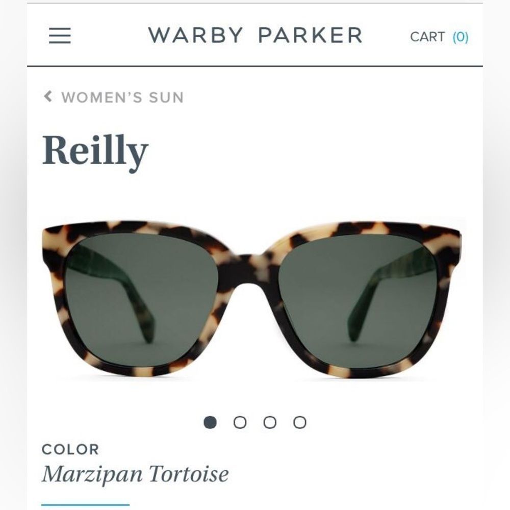 Warby Parker Reilly Marzipan Tortoise Sunglasses